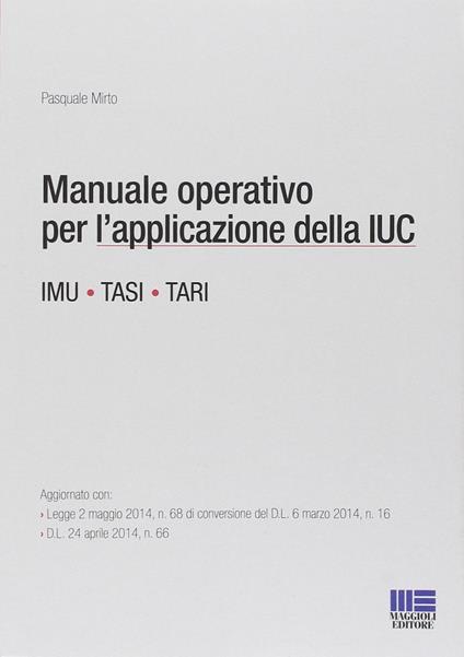 Manuale operativo per l'applicazione della IUC - copertina