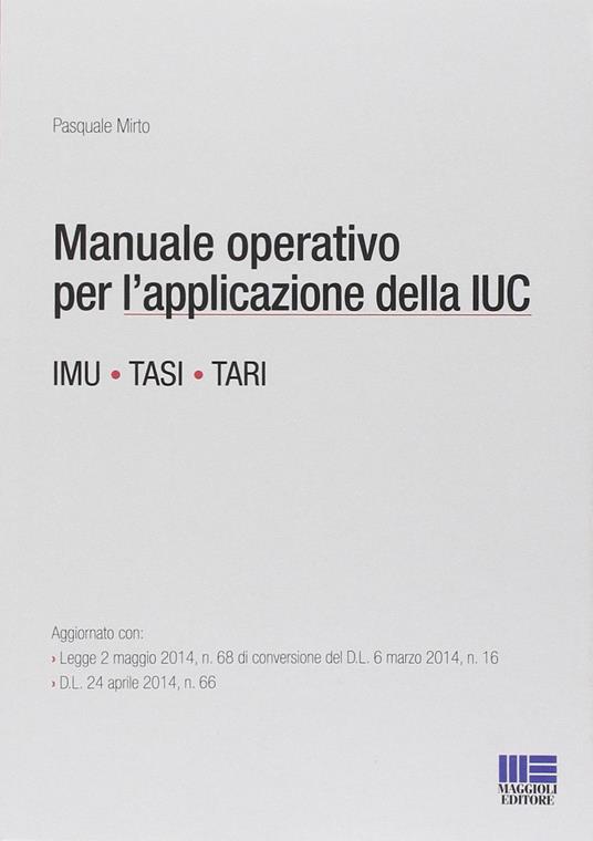 Manuale operativo per l'applicazione della IUC - copertina