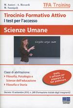 Tirocinio formativo attivo. Scienze umane