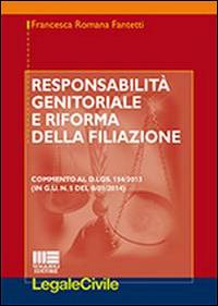 Responsabilità genitoriale e riforma della filiazione - Francesca Romana Fantetti - copertina