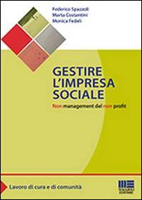 Gestire l'impresa sociale. Non management del non profit - Federico Spazzoli,Marta Costantini,Monica Fedeli - copertina