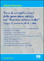 Tutte le semplificazioni delle procedure edilizie nel «Decreto sblocca Italia»