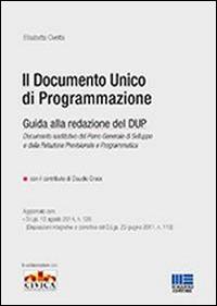 Il documento unico di programmazione. Guida alla redazione del DUP - Elisabetta Civetta - copertina