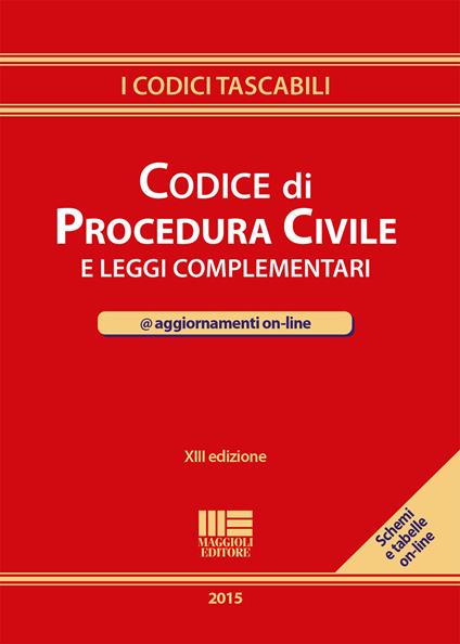 Codice di procedura civile e leggi complementari - copertina