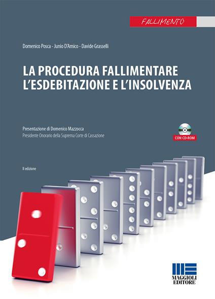 La procedura fallimentare l'esdebitazione e l'insolvenza. Con CD-ROM - Domenico Posca,Junio Valerio D'Amico,Davide Grasselli - copertina