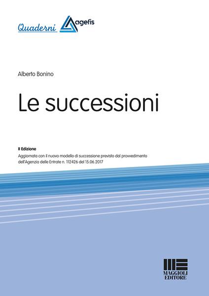Le successioni - Alberto Bonino - copertina