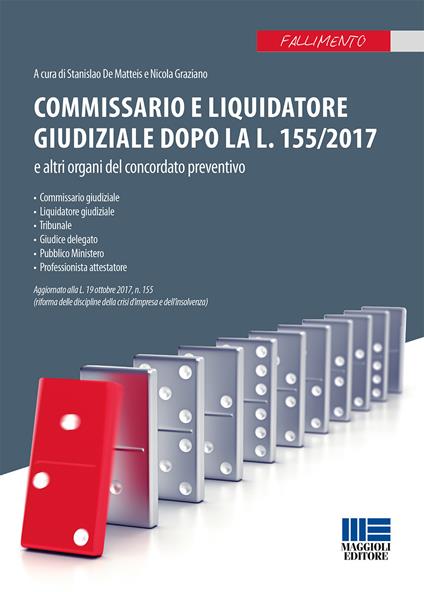 Commissario giudiziale e commissario liquidatore nel concordato preventivo - Nicola Graziano,Stanislao De Matteis - copertina
