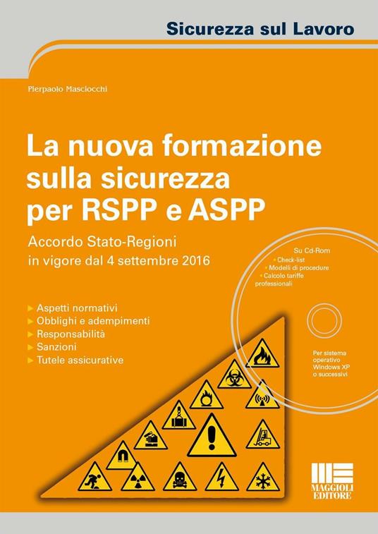 La nuova formazione sulla sicurezza per RSPP e ASPP. Con CD-ROM - Pierpaolo Masciocchi - copertina