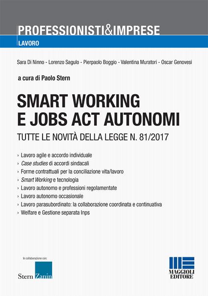 Smart working e jobs act autonomi. Tutte le novità della legge n. 81/2017 - copertina