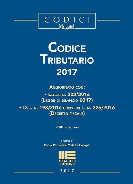 Codice tributario 2017. Con aggiornamento online - copertina