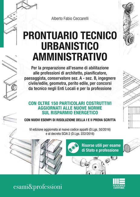 Prontuario tecnico urbanistico amministrativo. Con CD-ROM - Alberto Fabio Ceccarelli - copertina