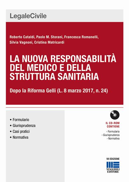 Responsabilità del medico e della struttura sanitaria. Con CD-ROM - copertina