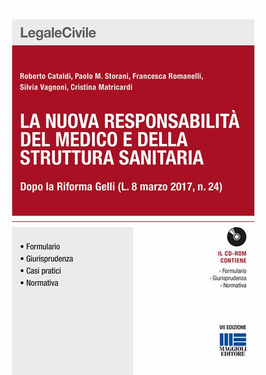 Responsabilità del medico e della struttura sanitaria. Con CD-ROM - copertina