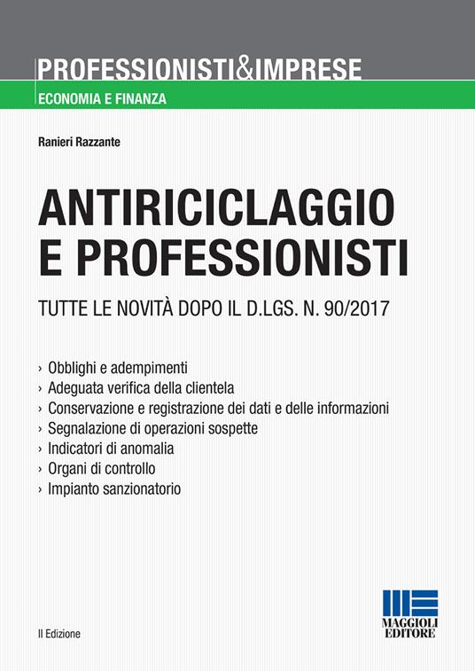 Antiriciclaggio e professionisti - Ranieri Razzante - copertina