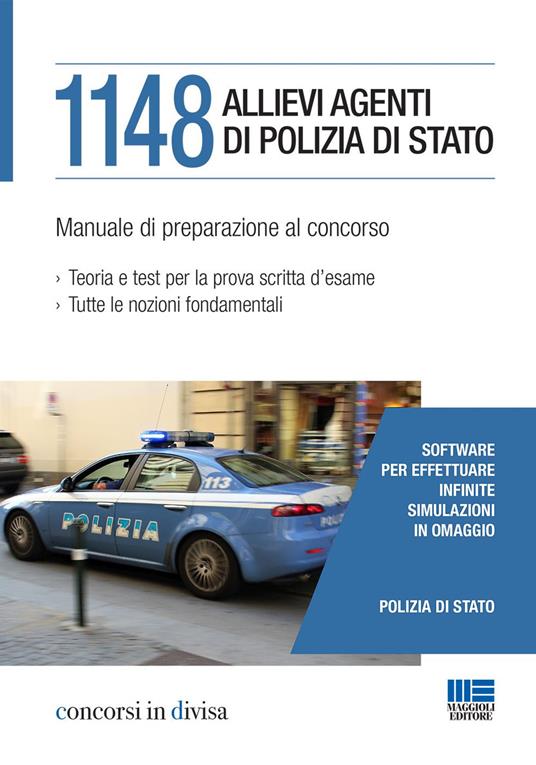 1148 allievi agenti di Polizia di Stato. Manuale di preparazione al concorso - copertina