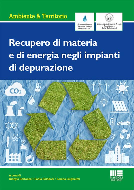 Recupero di materia e di energia negli impianti di depurazione - copertina