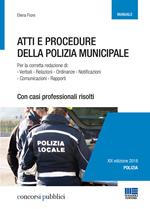 Atti e procedure della polizia municipale