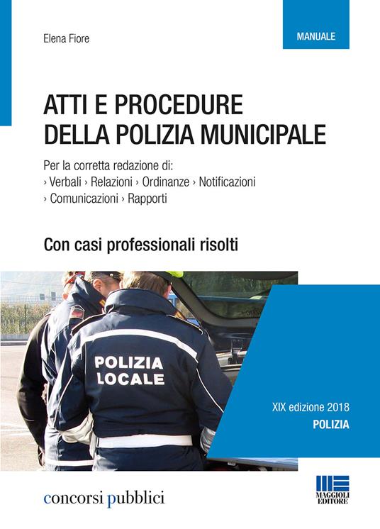 Atti e procedure della polizia municipale - Elena Fiore - copertina