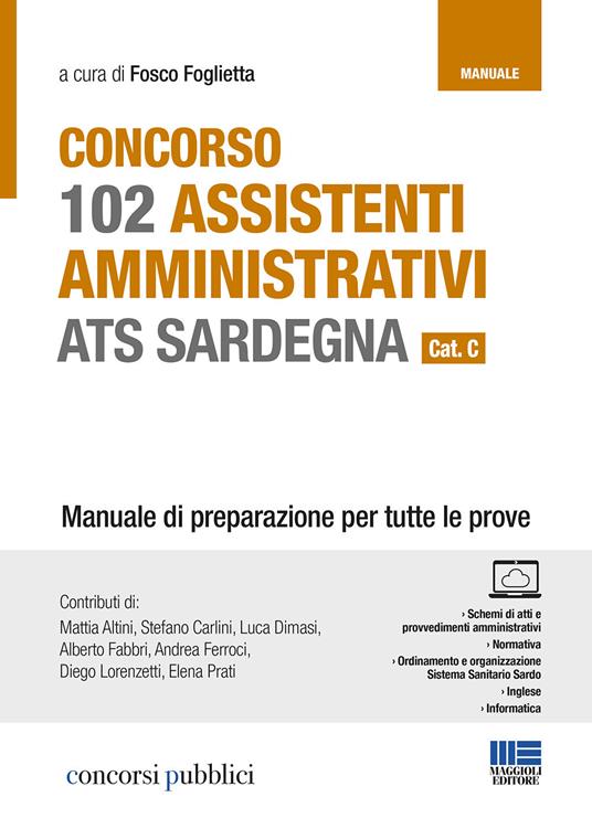 Concorso 102 assistenti amministrativi ATS Sardegna - copertina