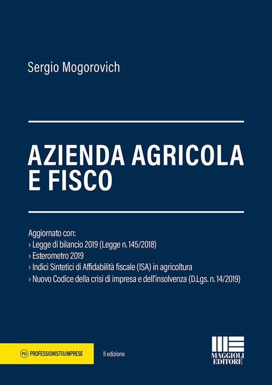Azienda agricola e fisco - Sergio Mogorovich - copertina