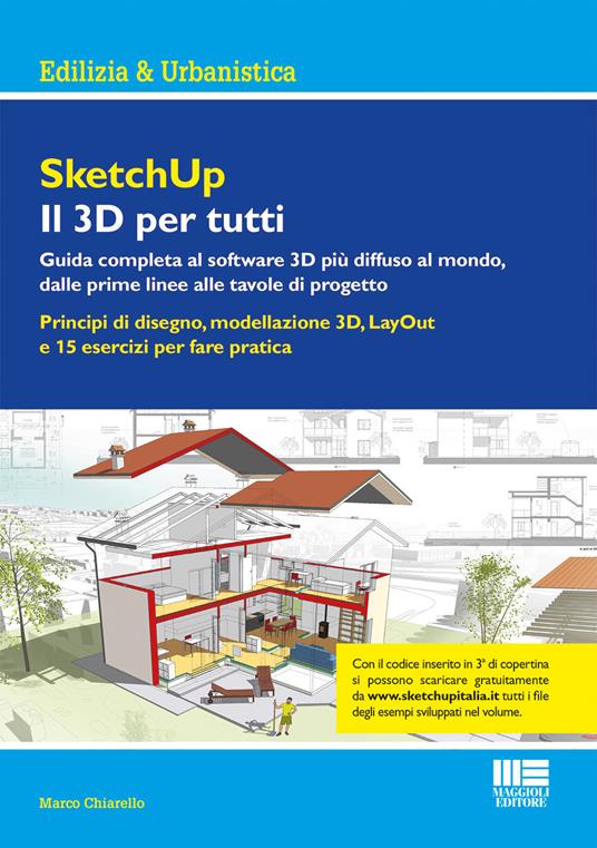 SketchUp. Il 3D per tutti - Marco Chiarello - copertina