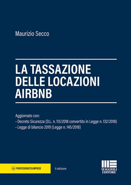 La tassazione delle locazioni AIRBNB - Maurizio Secco - copertina