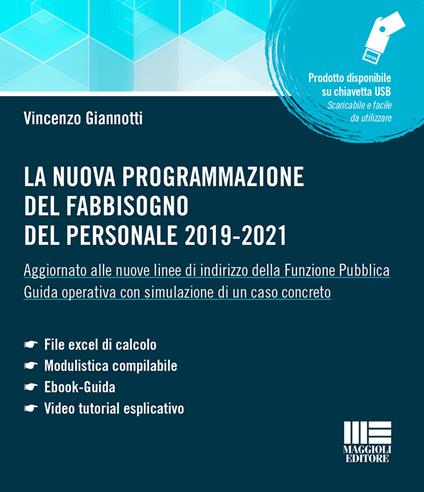 La nuova programmazione del fabbisogno del personale 2019-2021 - Vincenzo Giannotti - copertina