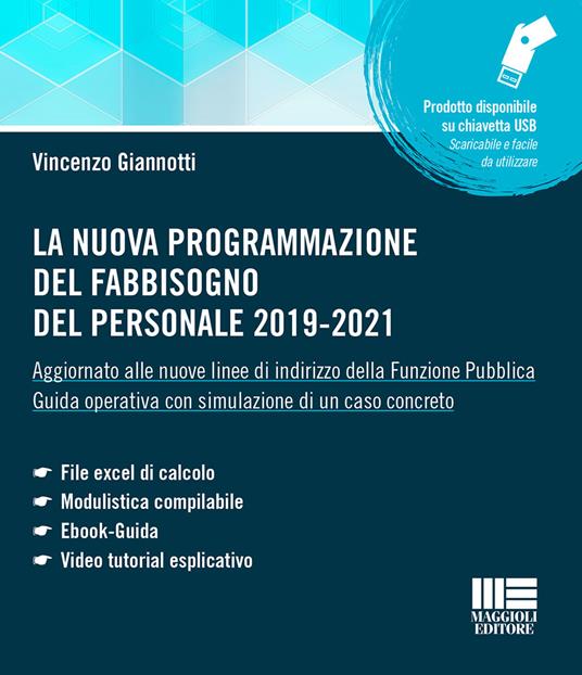 La nuova programmazione del fabbisogno del personale 2019-2021 - Vincenzo Giannotti - copertina