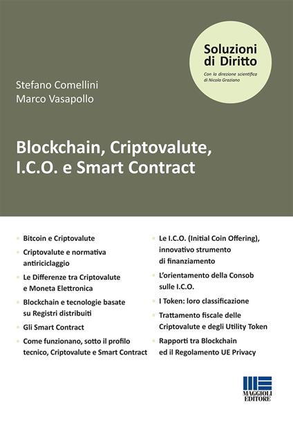 Blockchain, criptovalute, I.C.O. e smart contract - Stefano Comellini,Marco Vasapollo - copertina
