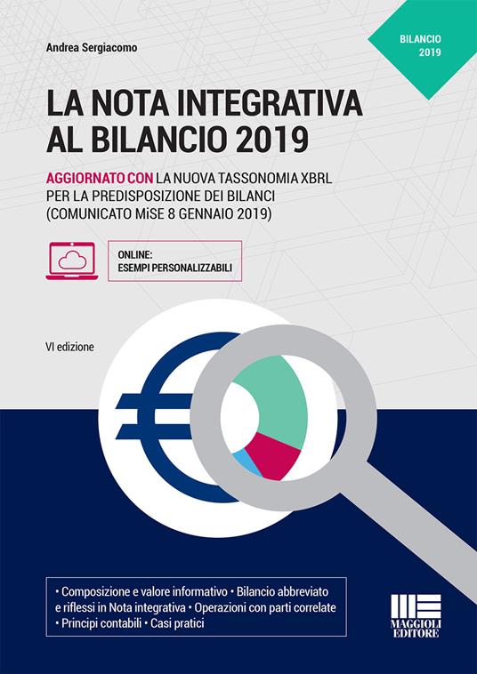 La nota integrativa al bilancio - Andrea Sergiacomo - copertina