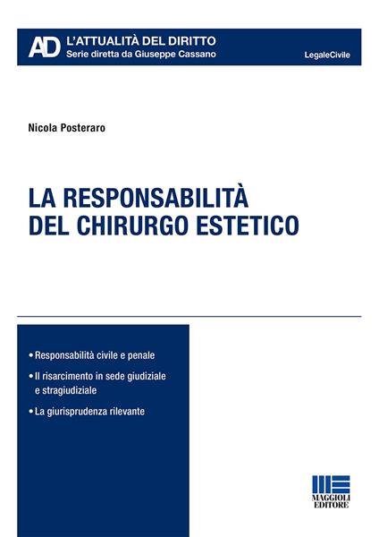 La responsabilità del chirurgo estetico - Nicola Posteraro - copertina