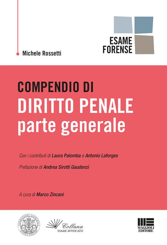 Compendio di diritto penale. Parte generale - Michele Rossetti - copertina