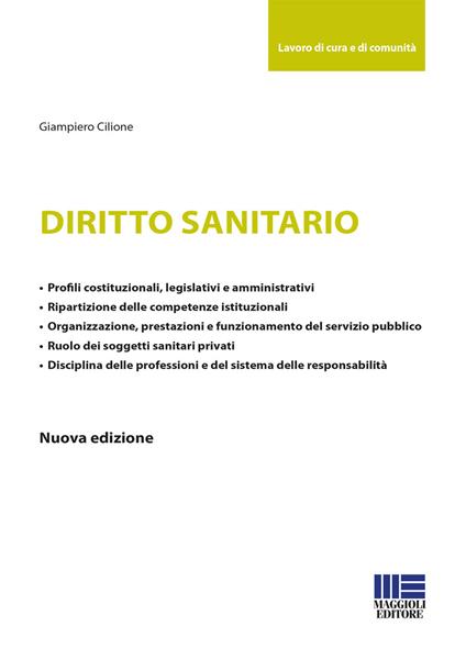 Diritto sanitario - Giampiero Cilione - copertina