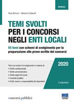 Temi svolti per i concorsi degli enti locali