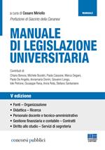 Manuale di legislazione universitaria