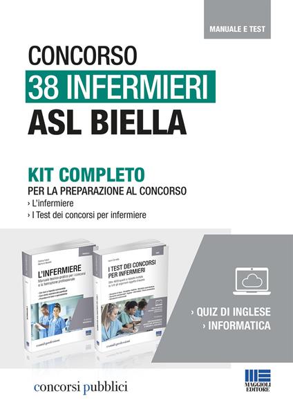 Concorso 38 infermieri ASL Biella - Cristina Fabbri,Marilena Montalti,Ivano Cervella - copertina