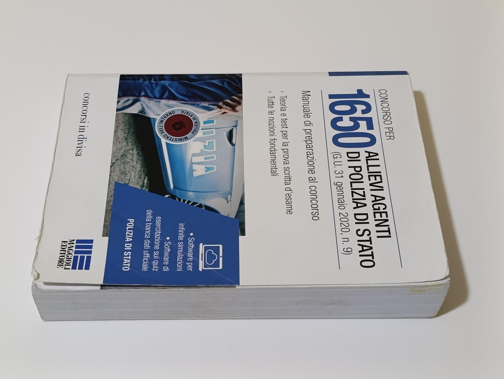 Concorso per 1650 allievi agenti di Polizia di Stato (G.U. 31 gennaio 2020, n. 9). Manuale di preparazione al concorso. Con software di simulazione