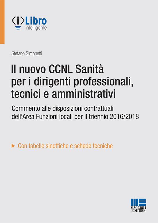 Il nuovo CCNL Sanità per i dirigenti professionali, tecnici e amministrativi - Stefano Simonetti - copertina