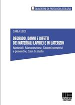 Degrado, danni e difetti delle pietre naturali e dei laterizi
