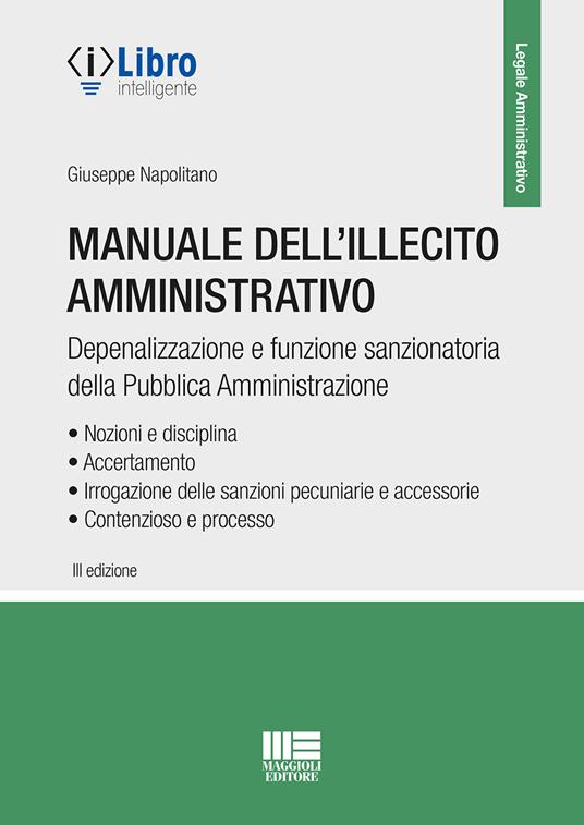 Manuale dell'illecito amministrativo - Giuseppe Napolitano - copertina