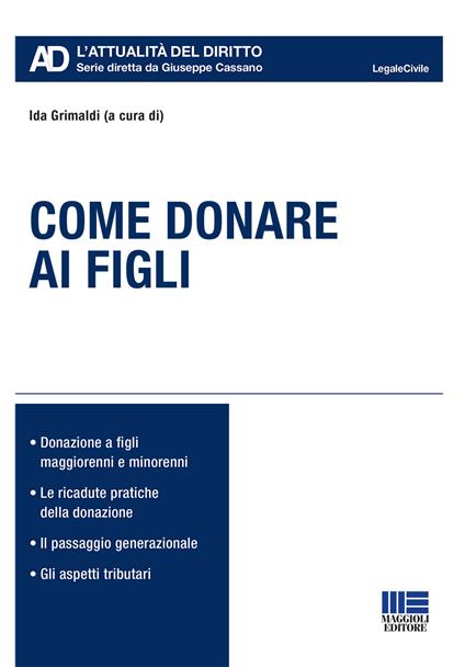 Come donare ai figli - copertina