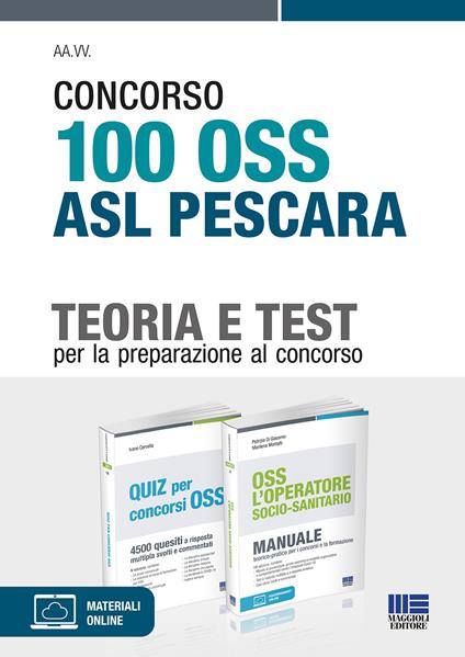 Concorso 100 OSS ASL Pescara. Kit. Con espansione online - Ivano Cervella,Patrizia Di Giacomo,Marilena Montalti - copertina