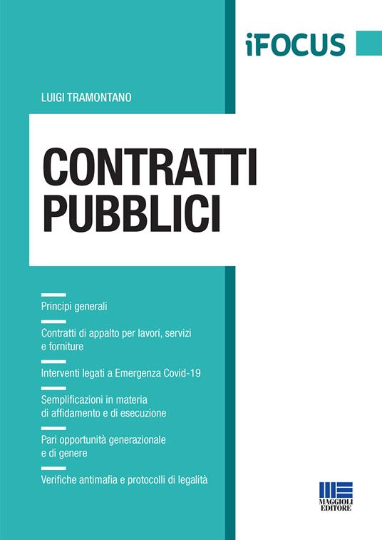 Contratti pubblici - Luigi Tramontano - copertina