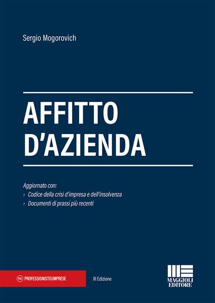 Affitto d'azienda - Sergio Mogorovich - copertina