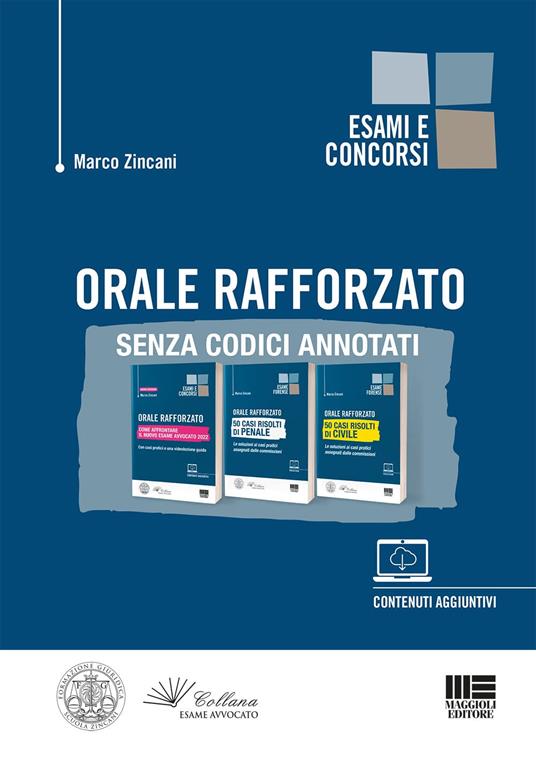 Orale rafforzato senza codici annotati. Kit - Marco Zincani - copertina