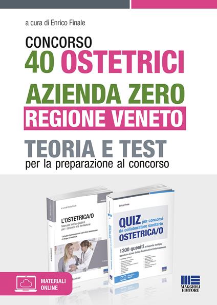 Concorso 40 ostetrici Azienda Zero Regione Veneto. Kit. Con espansione online - copertina