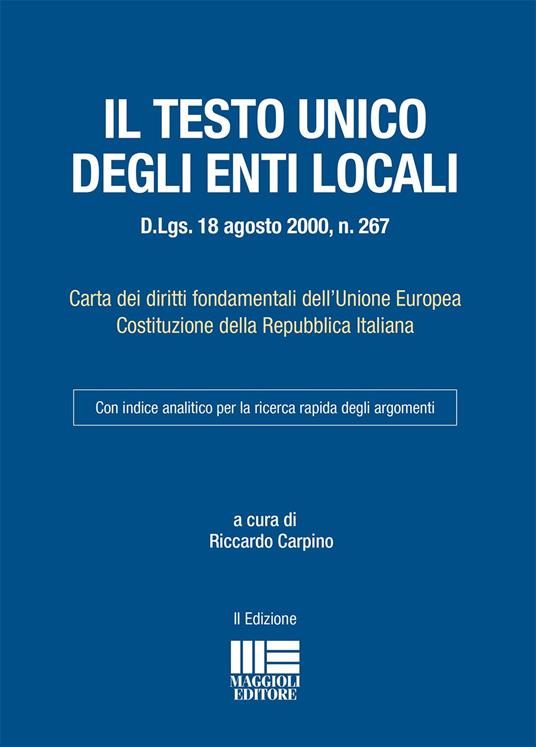 Il Testo Unico degli Enti locali. Ediz. minore - copertina