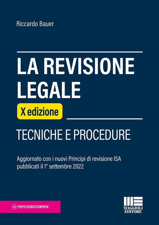 La revisione legale - Riccardo Bauer - copertina