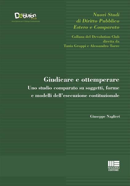 Giudicare e ottemperare - Giuseppe Naglieri - copertina