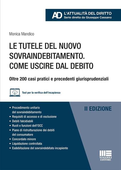 Le tutele del nuovo sovraindebitamento. Come uscire dal debito. Oltre 200 casi pratici e precedenti giurisprudenziali. Con tool per la verifica dell'incapienza - copertina